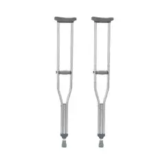 GENERICO - Muletas Aluminio Care 1 Par Plomo