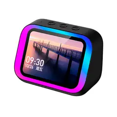 GENERICO - Altavoz parlante inteligente portátil Negro