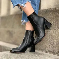 GENERICO - Botin Mujer Taco 7 Patyduck 2086-70 Color Negro