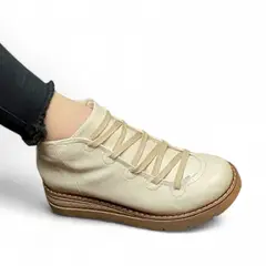 GENERICO - Zapato Mujer Casual Cierre Pasador 2086-50 Color Beige