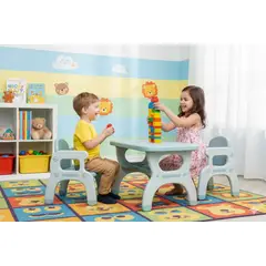 PERU IMPORTACIONES - Juego de mesa y 2 sillas infantil 1 a 6 años