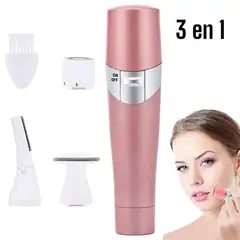 OEM - Cleansing Depiladora Femenina 3 en 1 para Cejas, Rostro y Zona Íntima