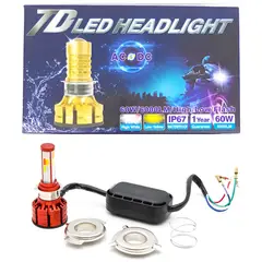 GENERICO - Foco LED H4 para Moto 36W +luz diurna Potente