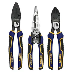 IRWIN - KIT ALICATES ELECTRICISTAS INDUSTRIAL ALTA CALIDAD