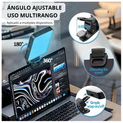 SEISA - Iluminacion Selfie Luz Led RGB Magnetica para telefono Recargable