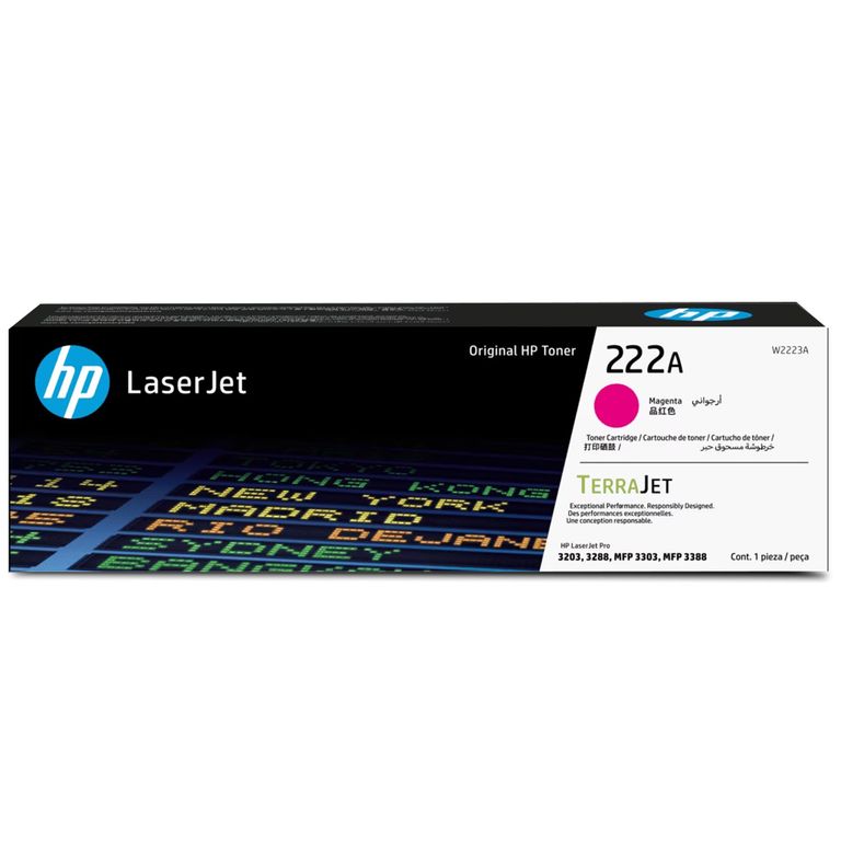 TONER 222A MAGENTA W2223A 3203, 3288, MFP 3303, MFP 3388