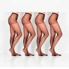 CAFFARENA - Pack X4 Panty Pret a Porte con Puntera 1112