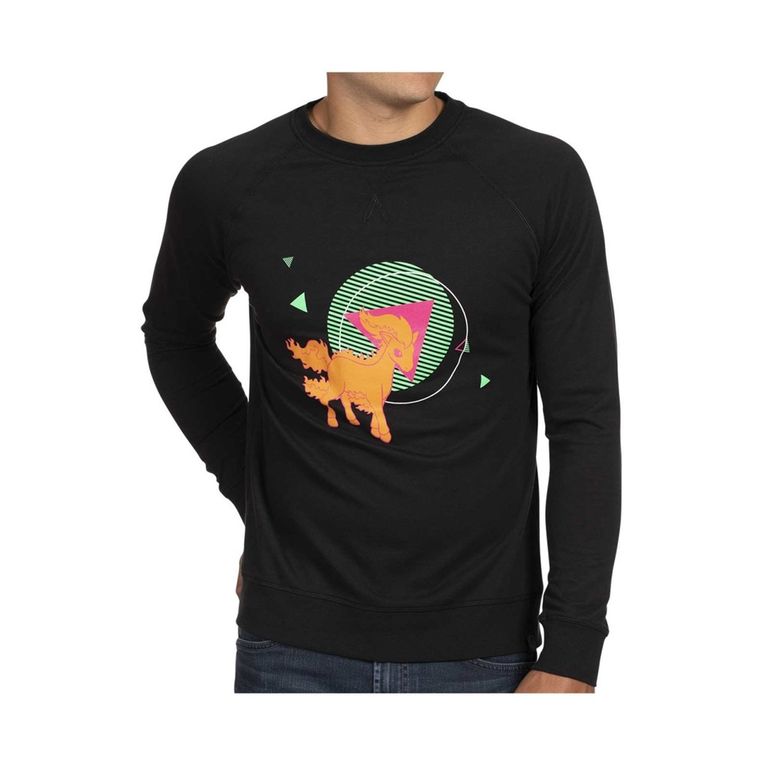 Center Sudadera Ponyta Black Talla XL