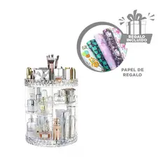 RYBIU IMPORT - Organizador Transparente para Maquillaje Y+Papel de Regalo