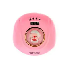 RYBIU IMPORT - Pack2 Lampara 2 en 1 Uñas Chancho Rosado Y+Papel de Regalo