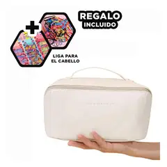 GENERICO - Estuche Elegante de hica en Tono Blanco Y+Ligas de Regalo