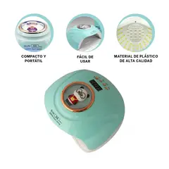 RYBIU IMPORT - Pack4 Farol para Secado de Uñas Oso Verde Agua