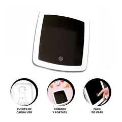 RYBIU IMPORT - Pack4 Luna Elegante con Luz en Blanco Y+Papel de Regalo