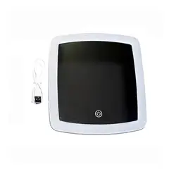 RYBIU IMPORT - Pack2 Espejo Diseño Led Tactil Tono Blanco Y+Papel de Regalo