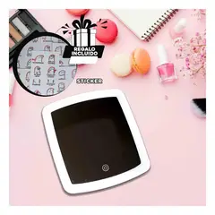 RYBIU IMPORT - Pack6 Luna Elegante con Luz en Blanco Y+Regalo Stickers