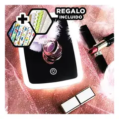 RYBIU IMPORT - Pack12 Reflectante Portatil Led Blanco Y+Papel de Regalo