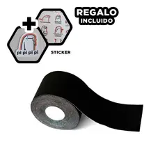 RYBIU IMPORT - Pack6 Bandas con Efecto Realzador Negro Y+Regalo Stickers