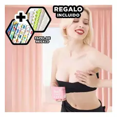 RYBIU IMPORT - Cintas como Soporte para Senos en Negro Y+Papel de Regalo