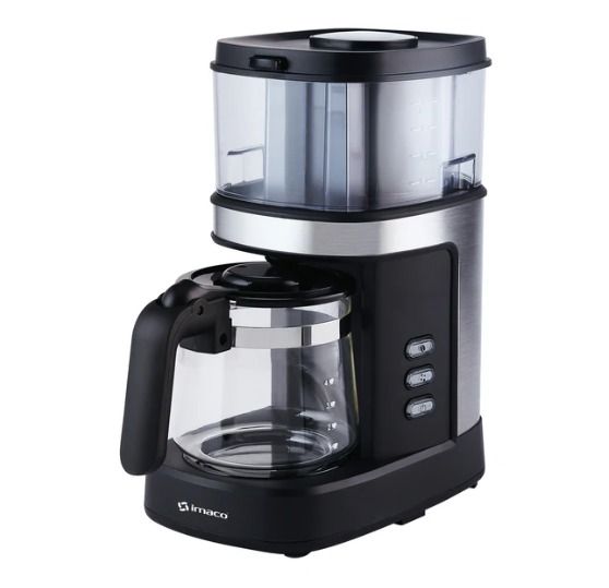 Cafetera 4 tazas con Moledor de Cafe ICMG4070 Negro
