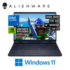 DELL - Laptop gaming Alienware 16 Aurora - Intel Core 9 270H 16GB 1TB RTX 5060 8GB 16″ WQXGA 120Hz W11
