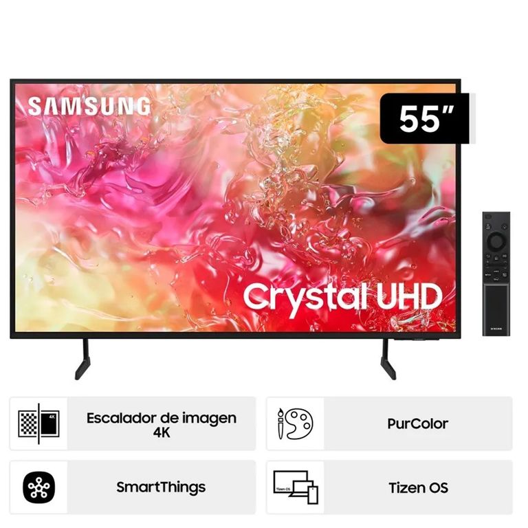 Televisor 55 Crystal Tizen Os Smart Tv UHD 4K UN55DU7000GXPE