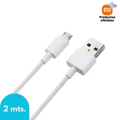 XIAOMI - CABLE ORIGINAL USB A MICRO USB 200cm - BLANCO