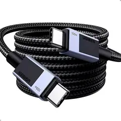 UGREEN - Cable Carga Rapida Tipo C a Tipo C 100w Trenzado 3 Mts