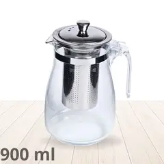 ICHIMATSU - Tetera de vidrio borosilicato con filtro 900 ml