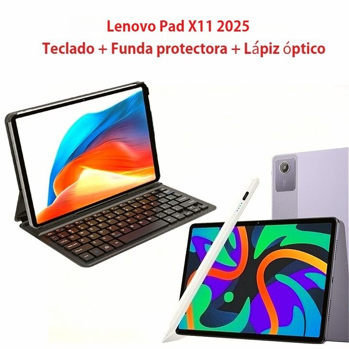 Tablet Pad X11 2025 Nuevo RAM 8GB 128GB Keyboard+Protective Case+Stylus