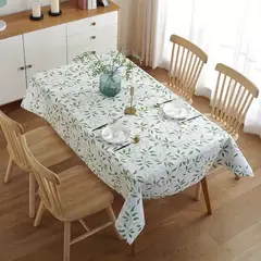 PUREPOWER - Mantel PVC Hojas Impermeable 140x180cm para Decoración de Mesas
