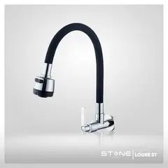STONE - LLAVE DE COCINA A LA PARED LOURE ST-01 CROMADO