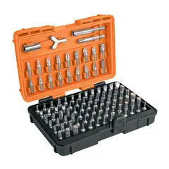 TRUPER - Juego de 100 puntas mixtas para desarmador de 1" largo