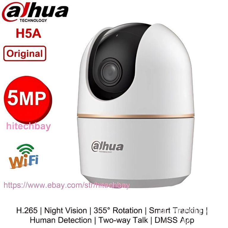 Cámara wifi H5A 5MP Focal fija para interiores superior a h6c Ezviz