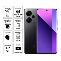 XIAOMI - Note 13 Pro Plus 5G 512GB 12GB RAM Negro