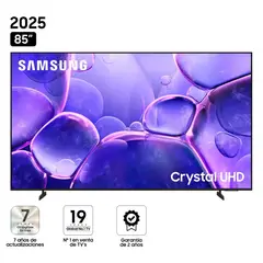SAMSUNG - Televisor Smart TV 85 CRYSTAL UHD U8000F 2025
