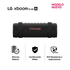 LG - Parlante Bluetooth XBOOM Grab 30W