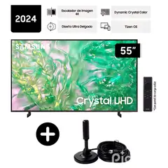 SAMSUNG - Televisor 55 Pulgadas crystal UHD DU8000 + Antena
