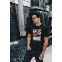 GENERICO - Polo Mitsubishi Lancer Camiseta Hombre Carro Carreras Rally Algodon