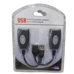 GENERICO - Extensión Usb A Rj45 Utp Ethernet Adaptador Lan 50 Metros