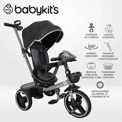 BABY KITS - Triciclo 360° Reily Negro