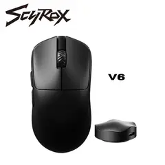 SHENGSHOU - Mouse Gamer Inalámbrico Scyrox V6 8K Hz 30,000 Dpi