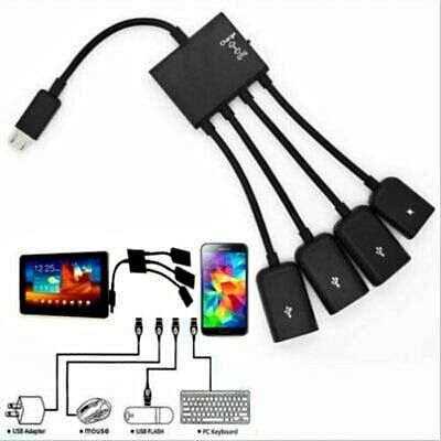 Hub Celular Tipo C Adaptador Múltiple Cable Otg Usb Carga