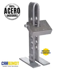 GENERICO - SEGURO BLOQUEO TRABA PEDAL VOLANTE TIMON PARA AUTO VEHICULOS