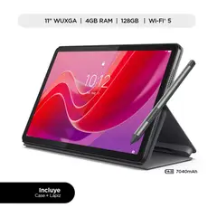 LENOVO - Tablet M11 4GB RAM 128Gb 11 WUXGA Wi-Fi Con Funda Y Lápiz