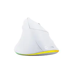 TEROS - Mouse Gamer Vertical Bluetooth Te-1236s - Ergonomico Blanco