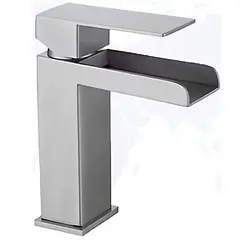 XM - MEZCLADORA MONOCOMANDO DE LAVATORIO MEDIANO CASCADA SATINADO M304-0404