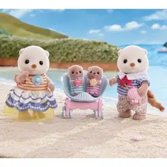 SYLVANIAN FAMILIES - TERNURINES SYLVANIAN CALICO FAMILIA NUTRIAS MARINAS