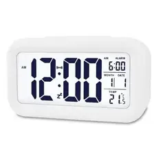 A BRAND - Reloj Despertador Inteligente Digital Escritorio Dormitorio blanco