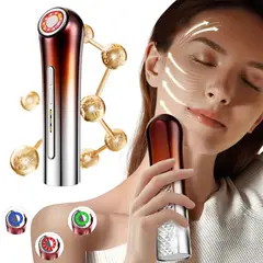 BEAUTIFUL - Dispositivo Facial Multifuncional 6 en 1 Vibración EMS y Terapia LED