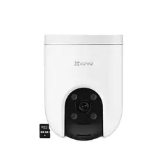 EZVIZ - Cámara Vigilancia H8C PRO 4K Audio Doblevía Luz Alarma 64GB